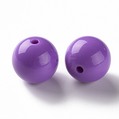 Opaque Acrylic Beads X-MACR-S370-C20mm-30-1