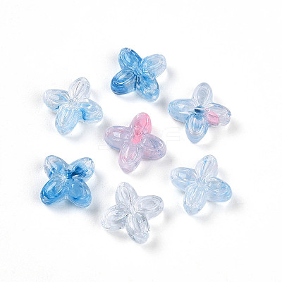 Transparent Acrylic Beads TACR-T028-35J-1