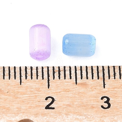 68Pcs 10G Glass Cat Eye Beads GLAA-V001-05-1
