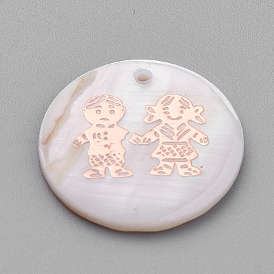 Freshwater Shell Pendants SHEL-S269-57-1