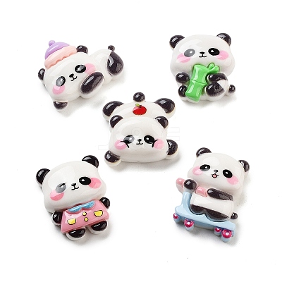 Opaque Resin Animal Decoden Cabochons RESI-B027-03-1