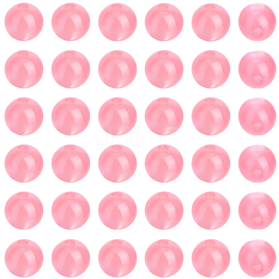 120Pcs Transparent Resin Beads RESI-PA0001-23B-1