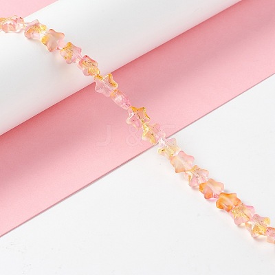 Transparent Glass Beads Strand GLAA-F112-04I-1