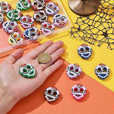 20Pcs Opaque Acrylic Beads OACR-CJ0001-57-1