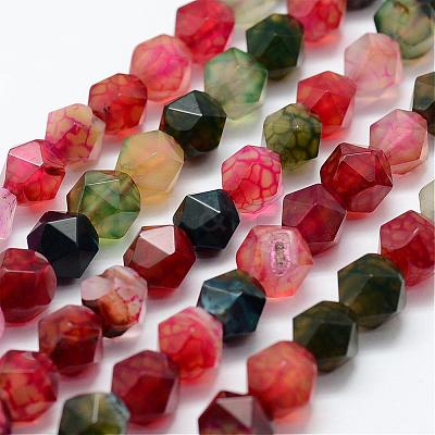 Natural Agate Beads Strands G-K184-04D-1