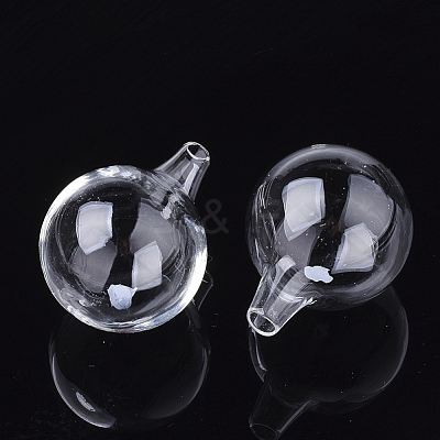 Handmade One Hole Blown Glass Globe Bottles BLOW-T001-01D-1