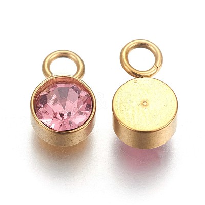 Ion Plating(IP) Glass Rhinestone Charms STAS-F189-B12-1