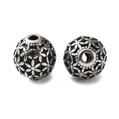 304 Stainless Steel Beads SA-CBA043D-01F-AS-1