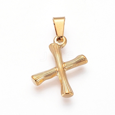 304 Stainless Steel Pendants X-STAS-F235-01G-X-1
