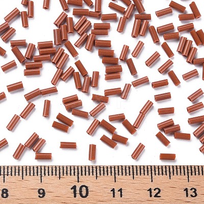 Opaque Colours Glass Bugle Beads SEED-N005-001-B01-1