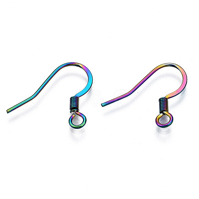 Ion Plating(IP) 304 Stainless Steel French Earring Hooks STAS-S119-016A-1