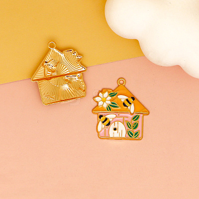 Alloy Enamel Pendants PW-WGEC5E2-06-1