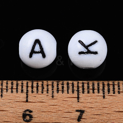 Opaque Acrylic Beads SACR-ZX012-10-1