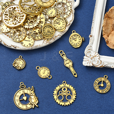 1 Bags Tibetan Style Alloy Pendants FIND-SC0018-06AG-1