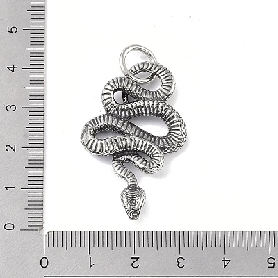 316 Surgical Stainless Steel Pendants STAS-E212-25B-AS-1
