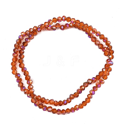 Electroplate Glass Beads Strands EGLA-A034-T4mm-I16-1