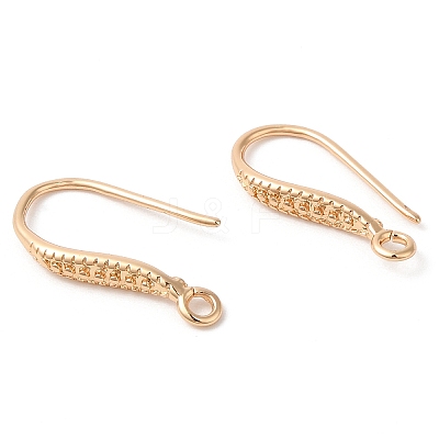 Brass Earring Hooks X-KK-Q770-09G-1
