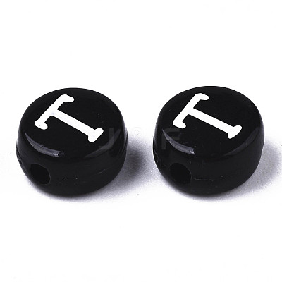 Opaque Acrylic Beads SACR-R252-01-1