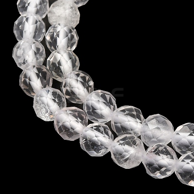 Natural Quartz Crystal Beads Strands G-C226-B05-4mm-1