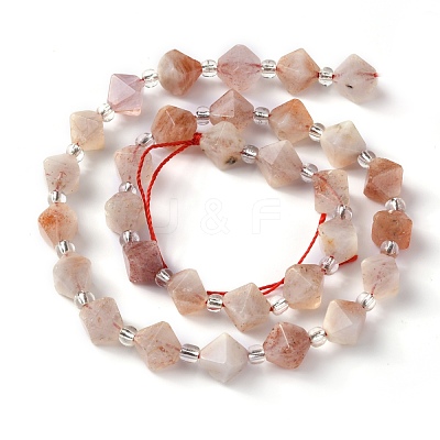 Natural Sunstone Beads Strands G-J390-A01-1