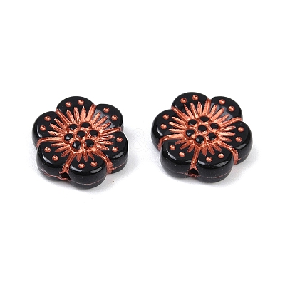 Opaque Acrylic Beads OACR-P029-10A-01-1