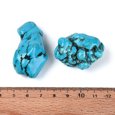 8Pcs Synthetic Turquoise Geode Cornucopia Mineral Specimen G-N347-16-1