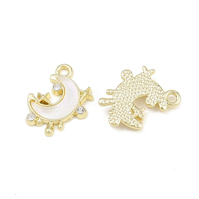 Alloy Crystal Rhinestone Pendants AL-CBA8C77-01D-G-1