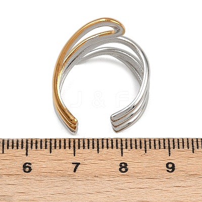 304 Stainless Steel Cuff Rings for Women LS-RJEW-L133-03GP-01-1