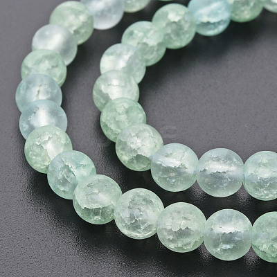 Crackle Glass Beads Strands GLAA-S192-D-007E-1