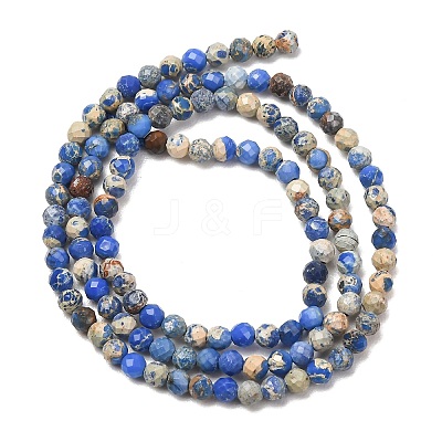 Natural Imperial Jasper Beads Strands G-L578-A15-1