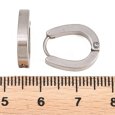 201 Stainless Steel Hoop Earrings EJEW-T056-03P-01-1