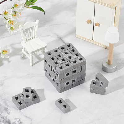 60Pcs Mini Polymer Clay Bricks AJEW-GO0002-31-1