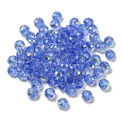Electroplate Glass Beads EGLA-Z004-01A-07-1
