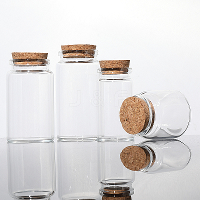 Glass Jar Glass Bottles Bead Containers AJEW-SP0003-91A-1