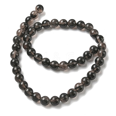 Natural Ice Obsidian Beads Strands G-P590-A03-8mm-02-1
