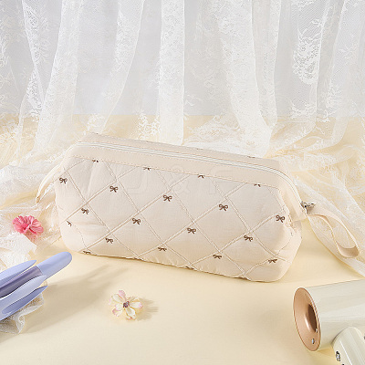 Cotton Cloth Hair Dryer Storage Zipper Bags AJEW-WH20054-331C-1