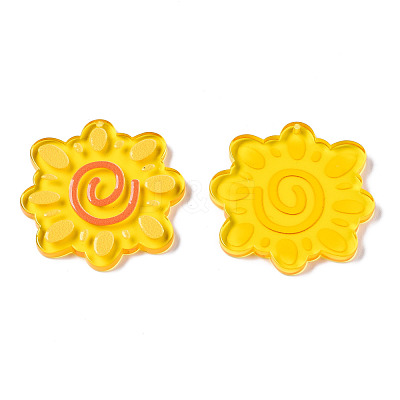 Translucent Acrylic Pendants TACR-T021-45-1