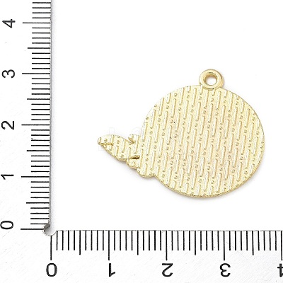 Racing Car Theme Alloy Enamel Pendants AL-CBA4666-03G-02-1