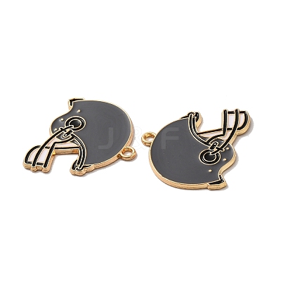 Alloy Enamel Pendants PALLOY-E028-04G-02-1