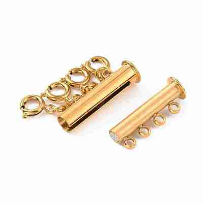 304 Stainless Steel Slide Lock Clasps FIND-WH0034-80G-03-1
