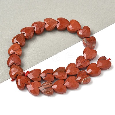 Natural Red Jasper Beads Strands G-D316-B14-1