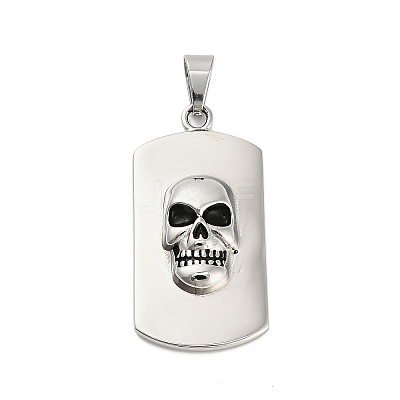 304 Stainless Steel Enamel Pendants STAS-Z126-01P-1