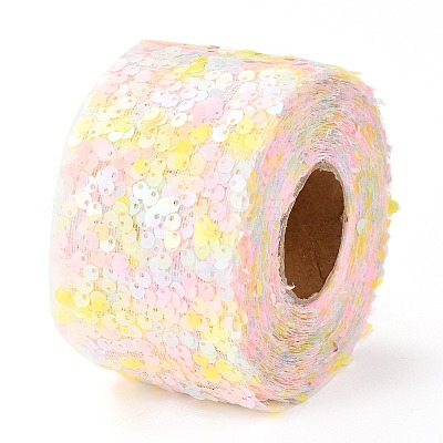 Polyester Elastic Sequin Ribbons OCOR-L045-A05-1