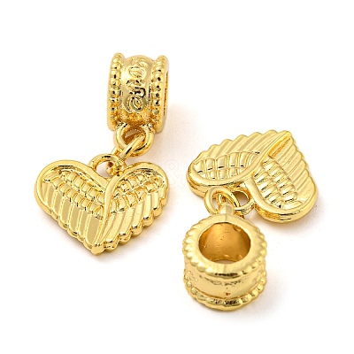 Tibetan Style Alloy European Dangle Charms PALLOY-F199-33G-1