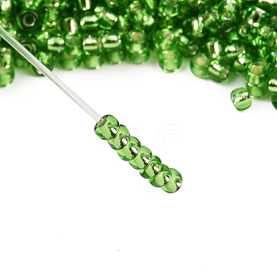 11/0 Grade A Transparent Glass Seed Beads X-SEED-Q007-F49-1