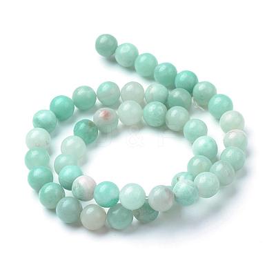 Natural Amazonite Beads Strands G-T055-4mm-17-1