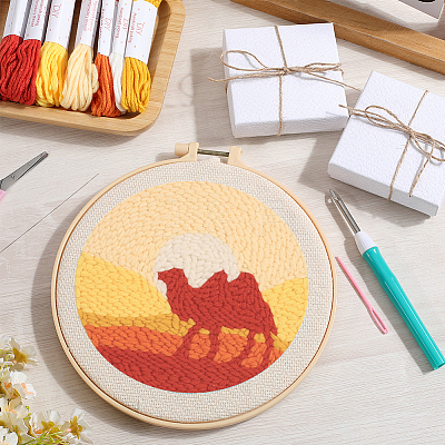 Punch Embroidery Starter Kits DIY-WH20007-13A-1