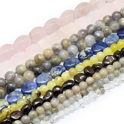 Natural & Synthetic Gemstone Beads Strands G-F513-02A-1