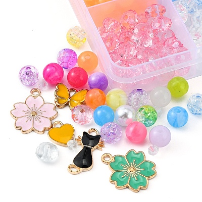 DIY Stretch Bracelet Making Kit DIY-FS0003-57-1