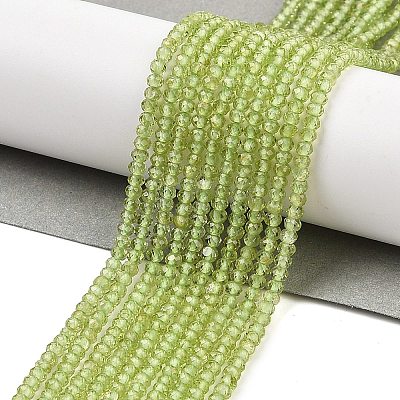 Natural Peridot Beads Strands LS-G-ONLY-T-B07-01-1